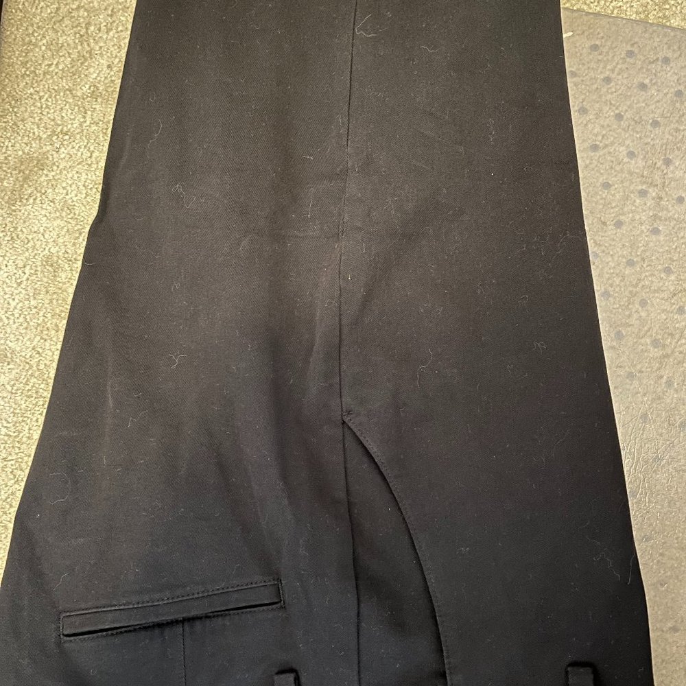 Black flat front Dockers